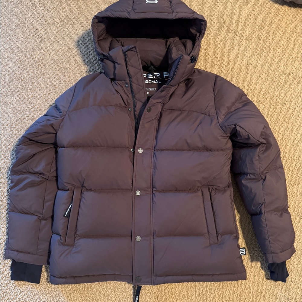 Aritzia Super Puff Original Size S Rich Mocha Brown